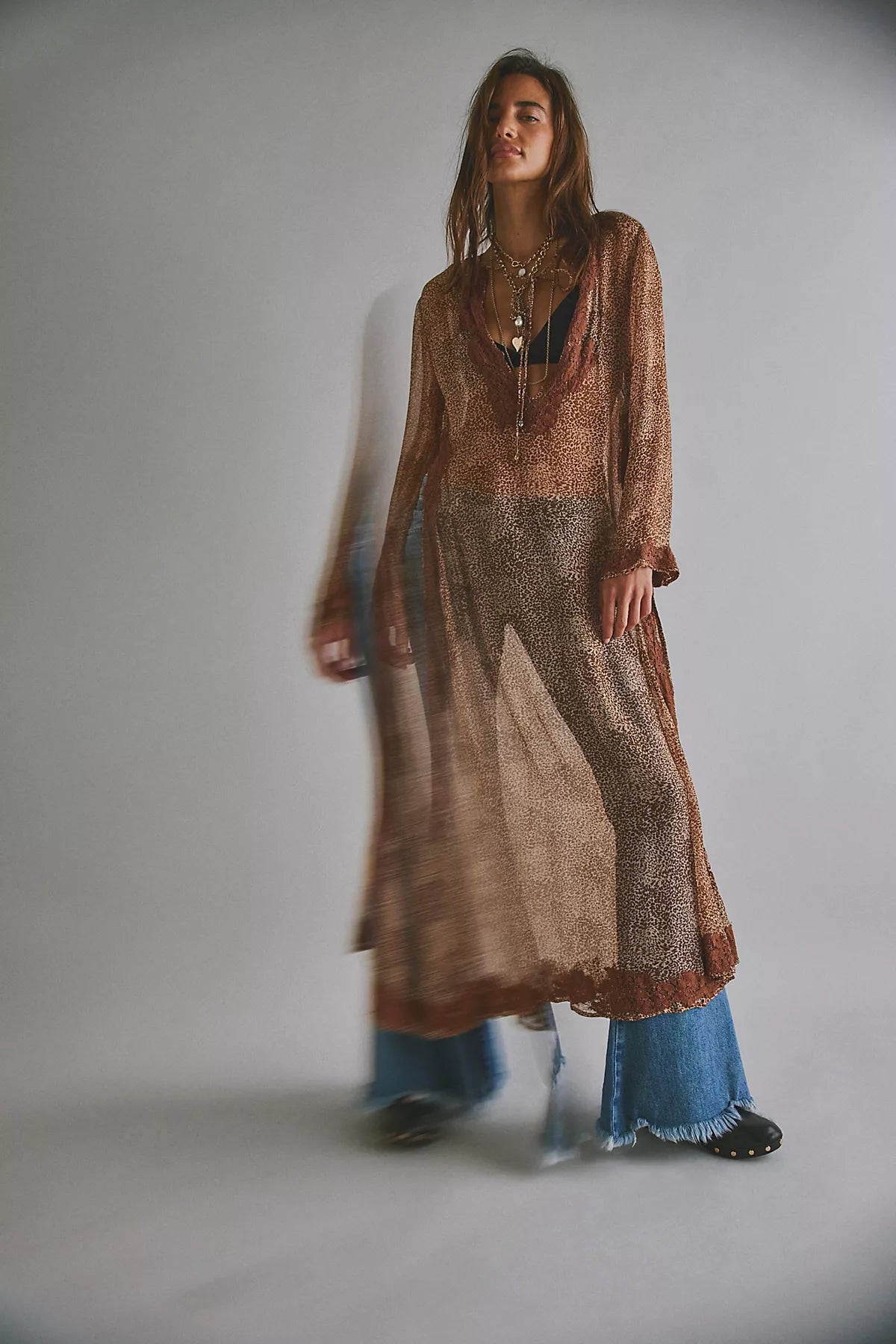 Grace Kelly Sheer Kaftan