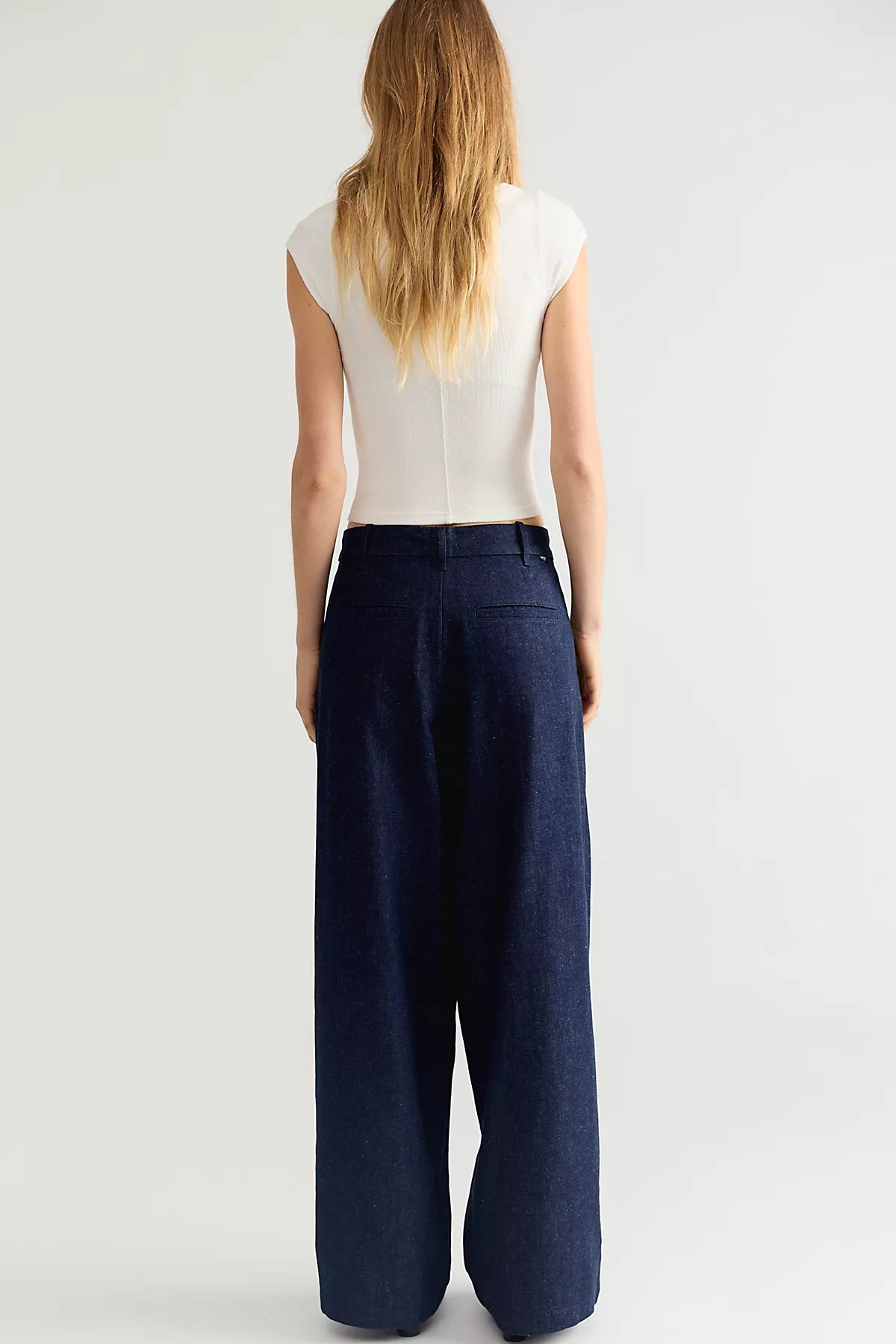 Levi's Blue Tab Denim Pleat Trouser Jeans