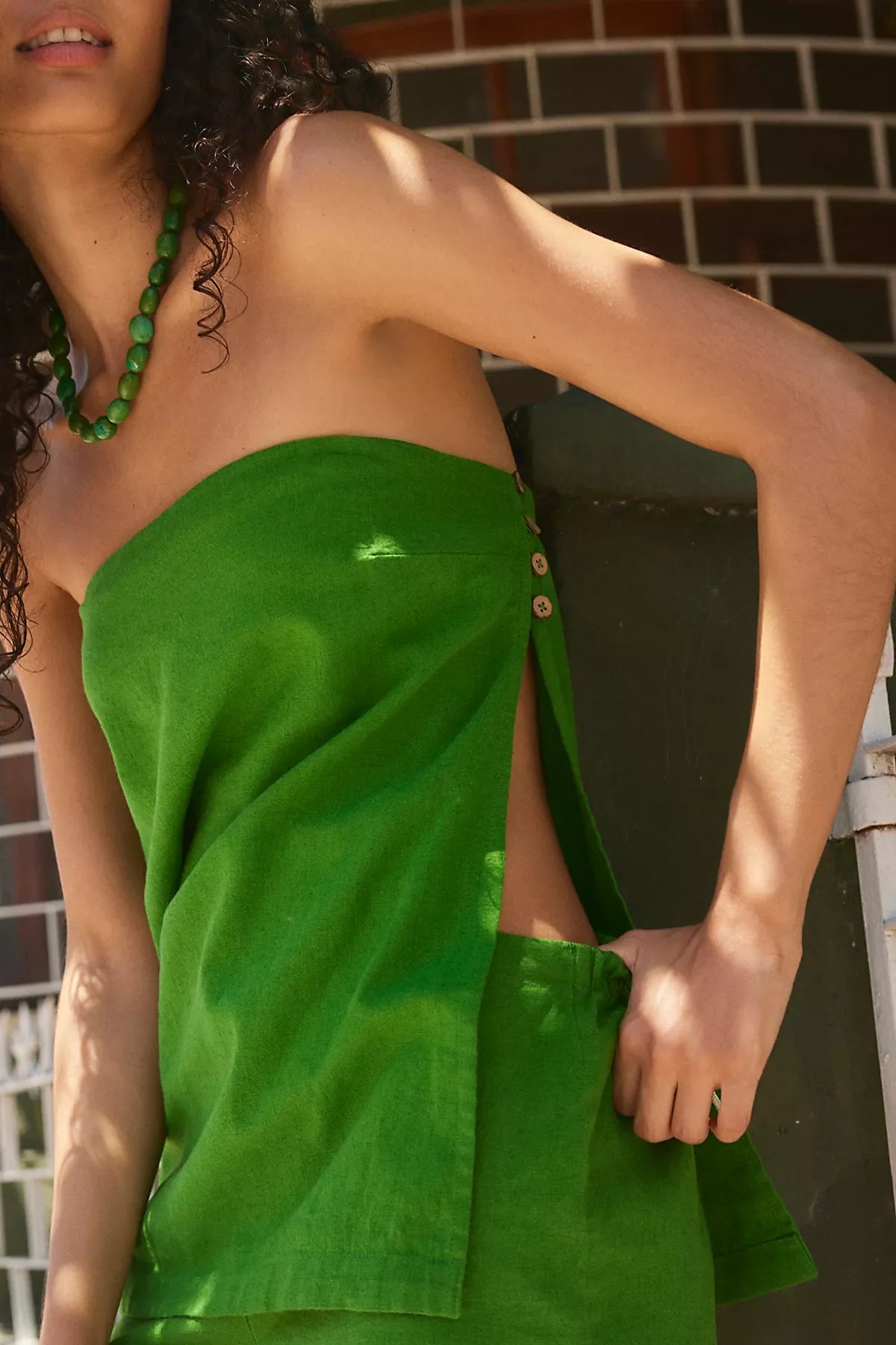 Summer Breeze Linen Short Set