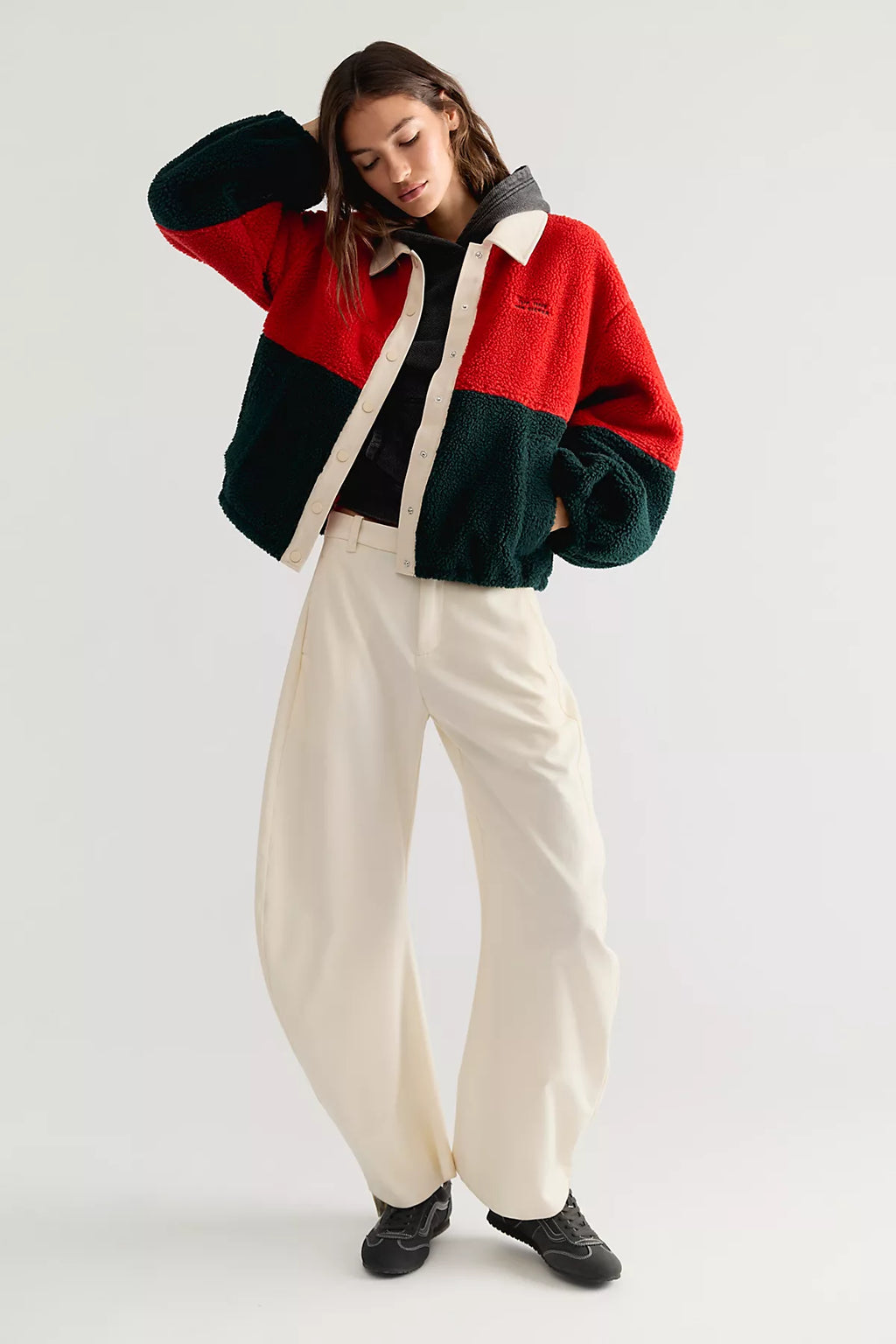 The Tiny Big Sister Sherpa Jacket