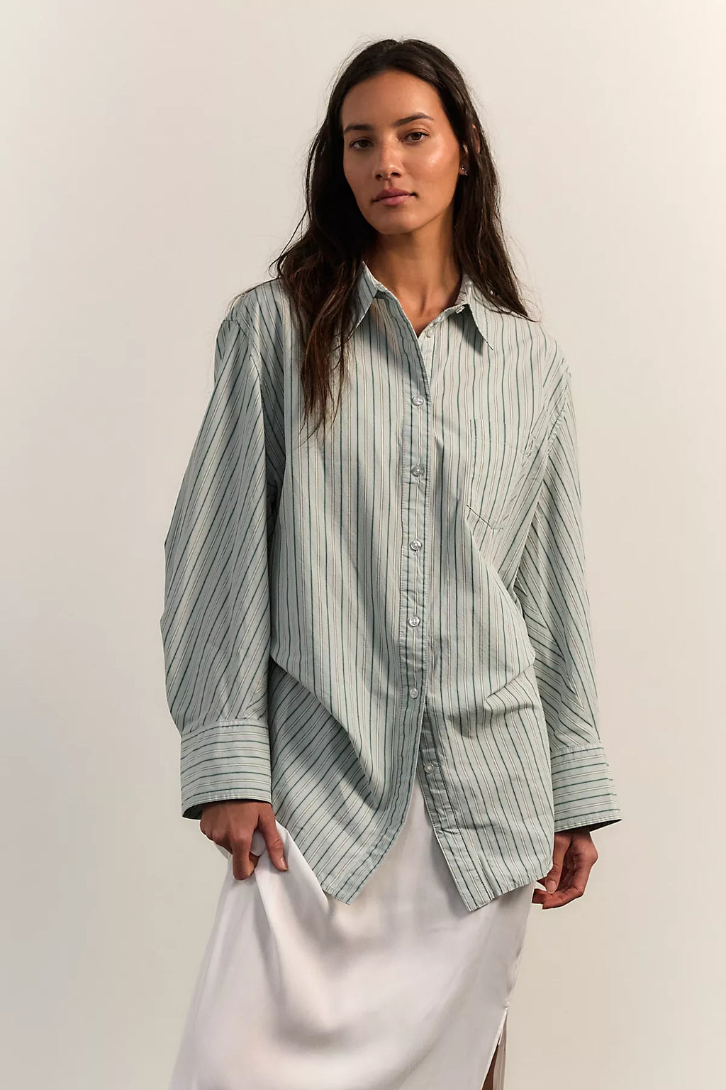 Sabine Striped Articulated Shirt