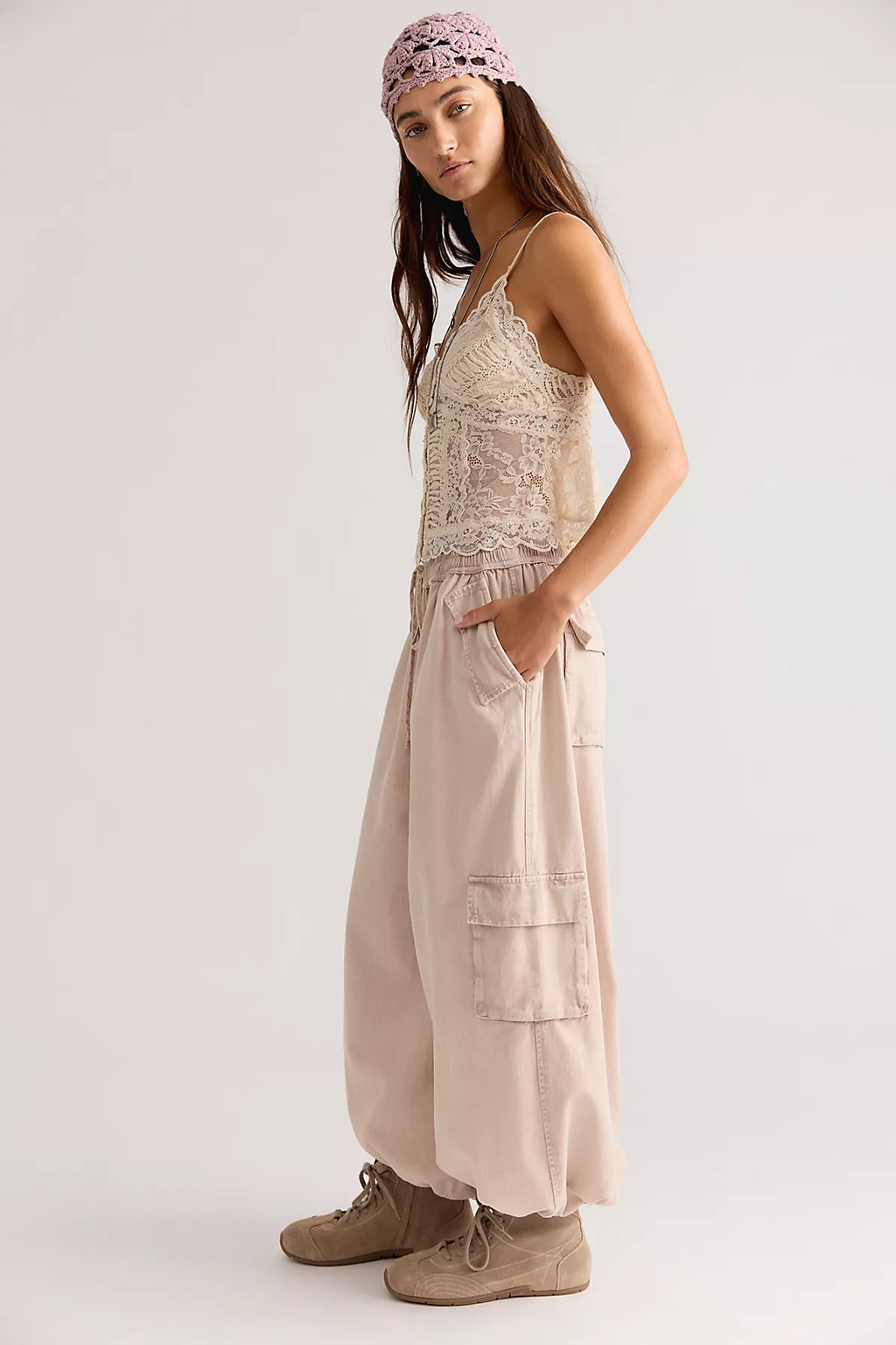 Bobbi Pull-On Cargo Trousers