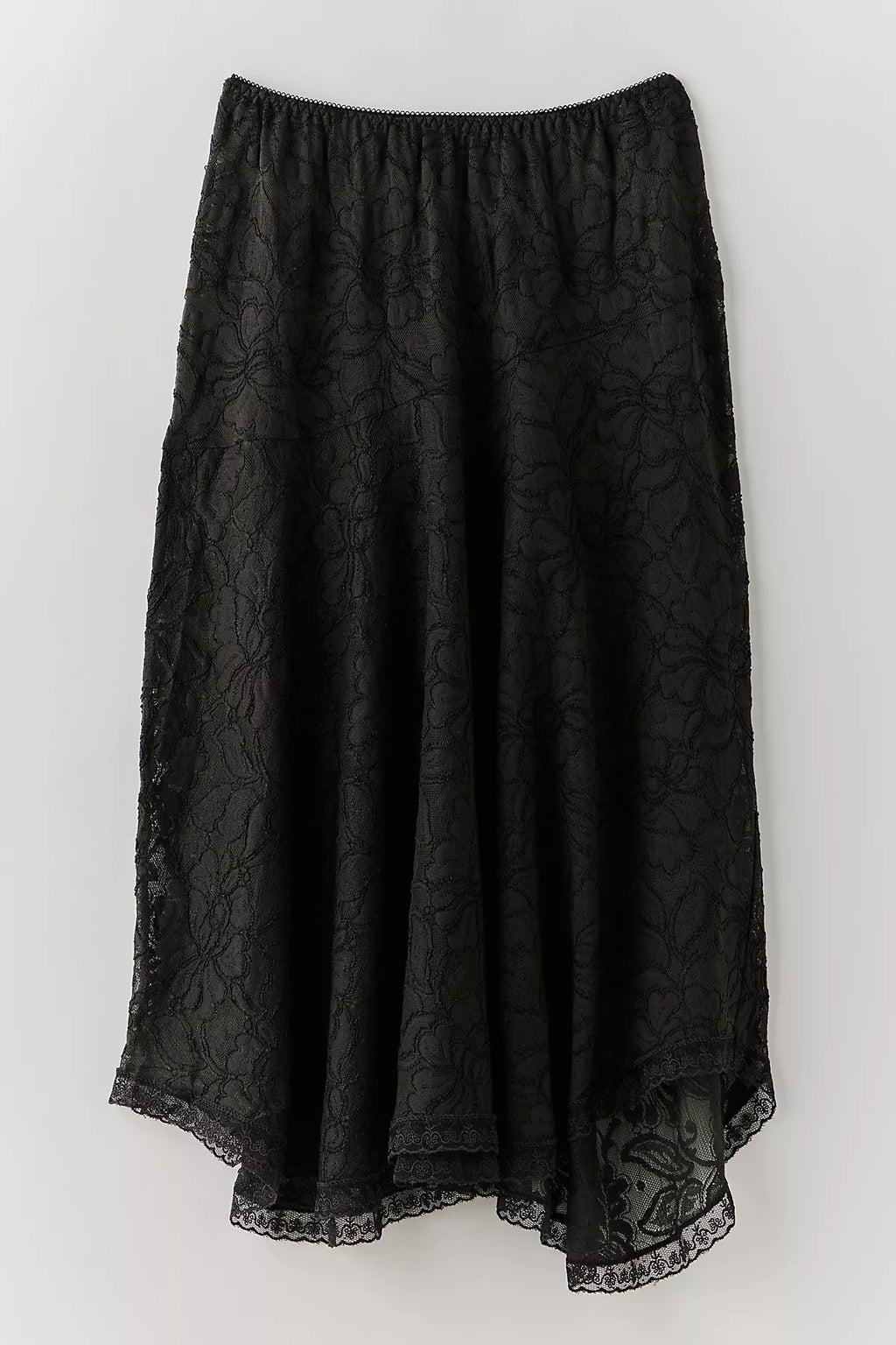 Sheer Emotion Midi Slip Skirt