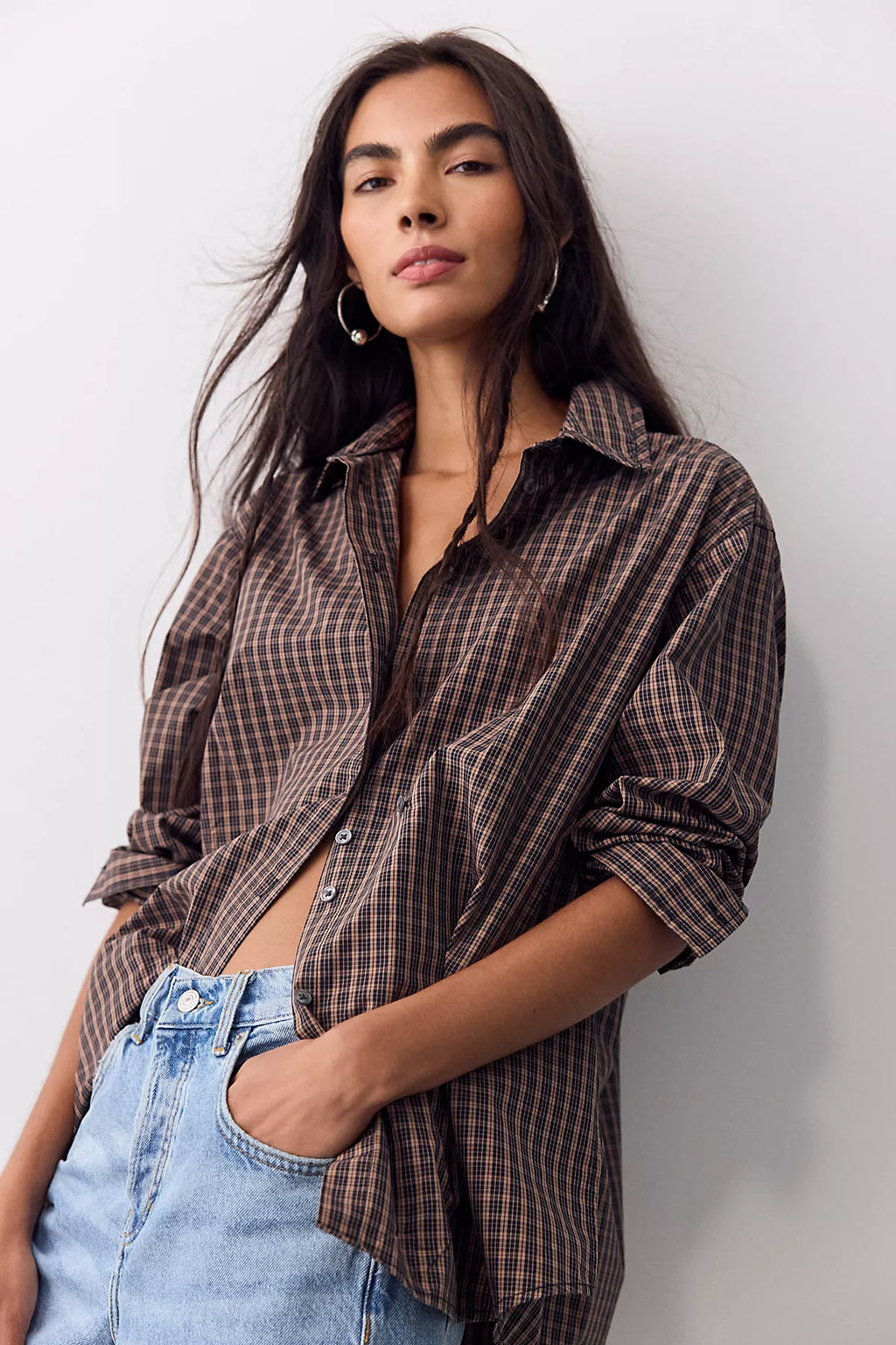 We The Free Many Ways Plaid Button Down