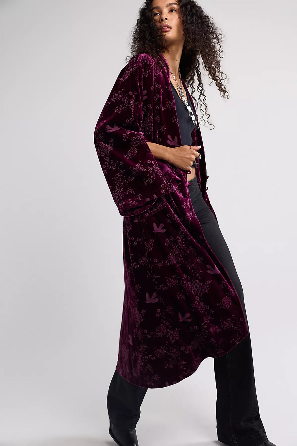 Bella Velvet Duster
