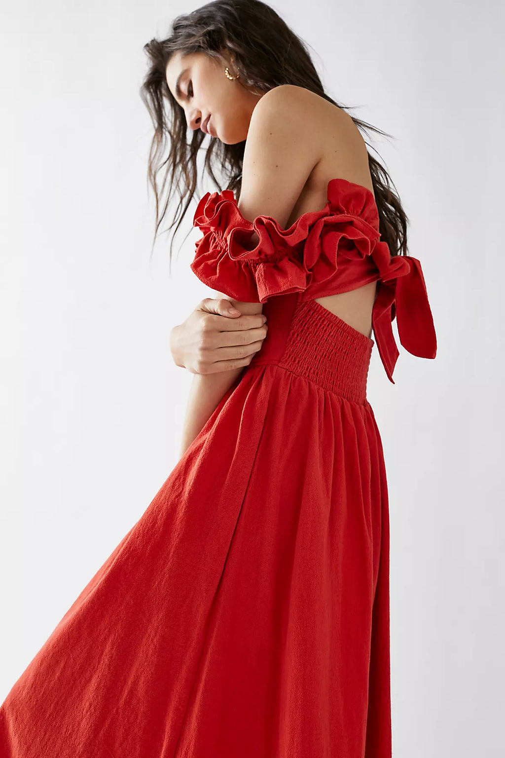 Ruffle It Up Midi Dress
