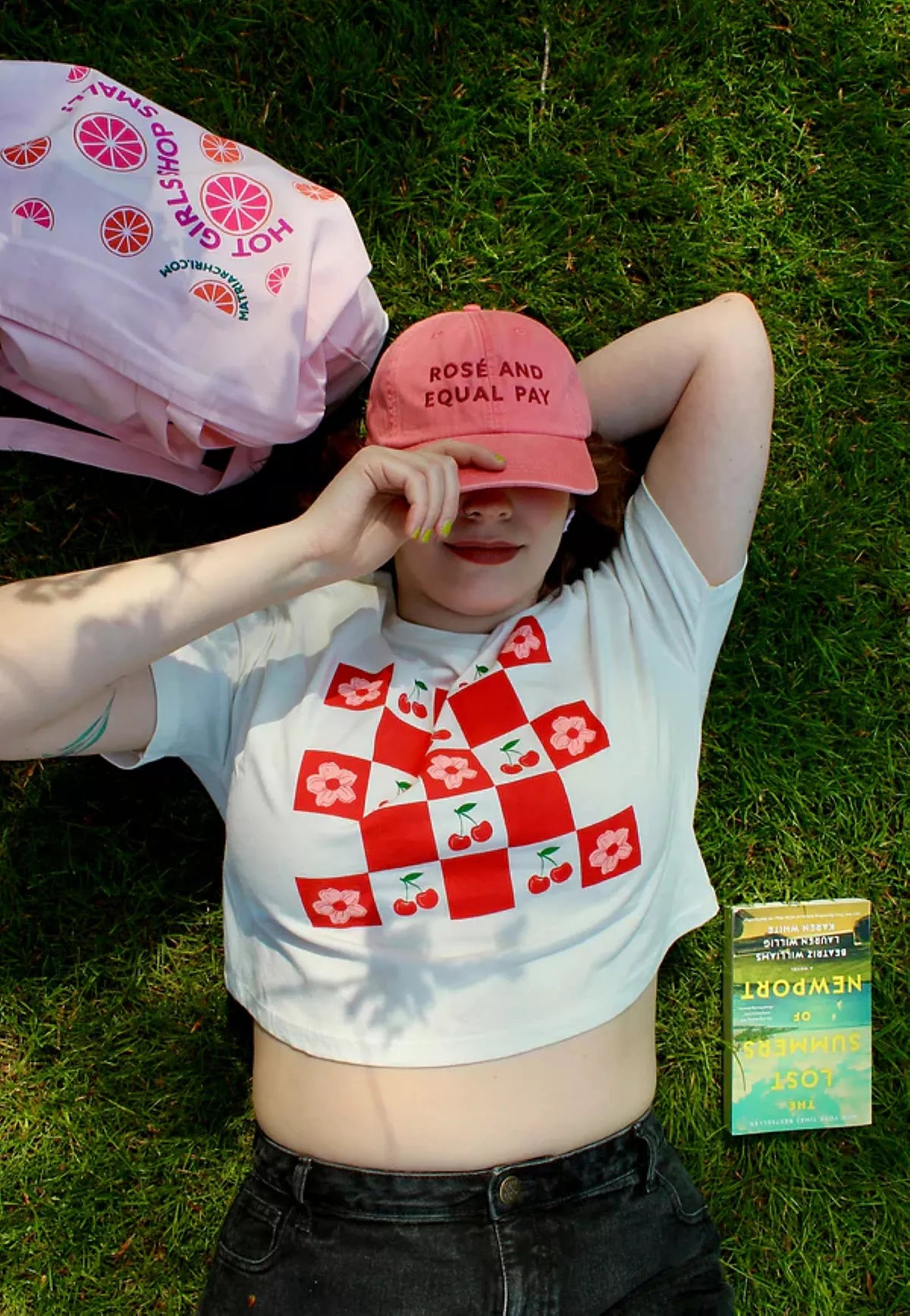 Overseasoned Cherry Picnic Crop Tee