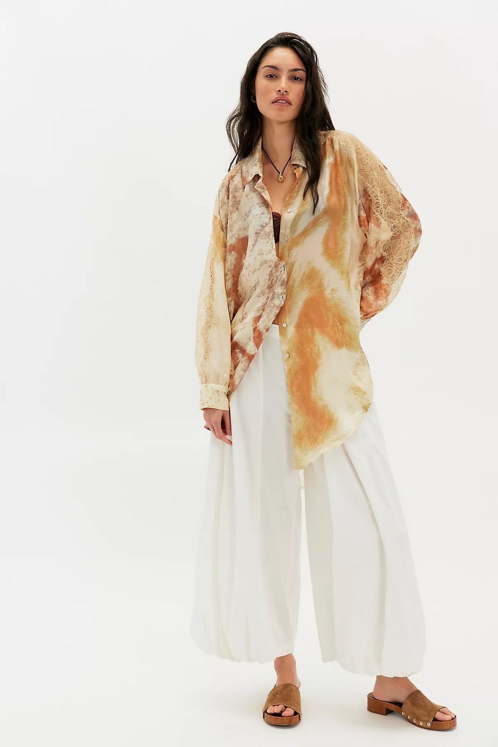 Mes Demoiselles Smirf Silk Button Down