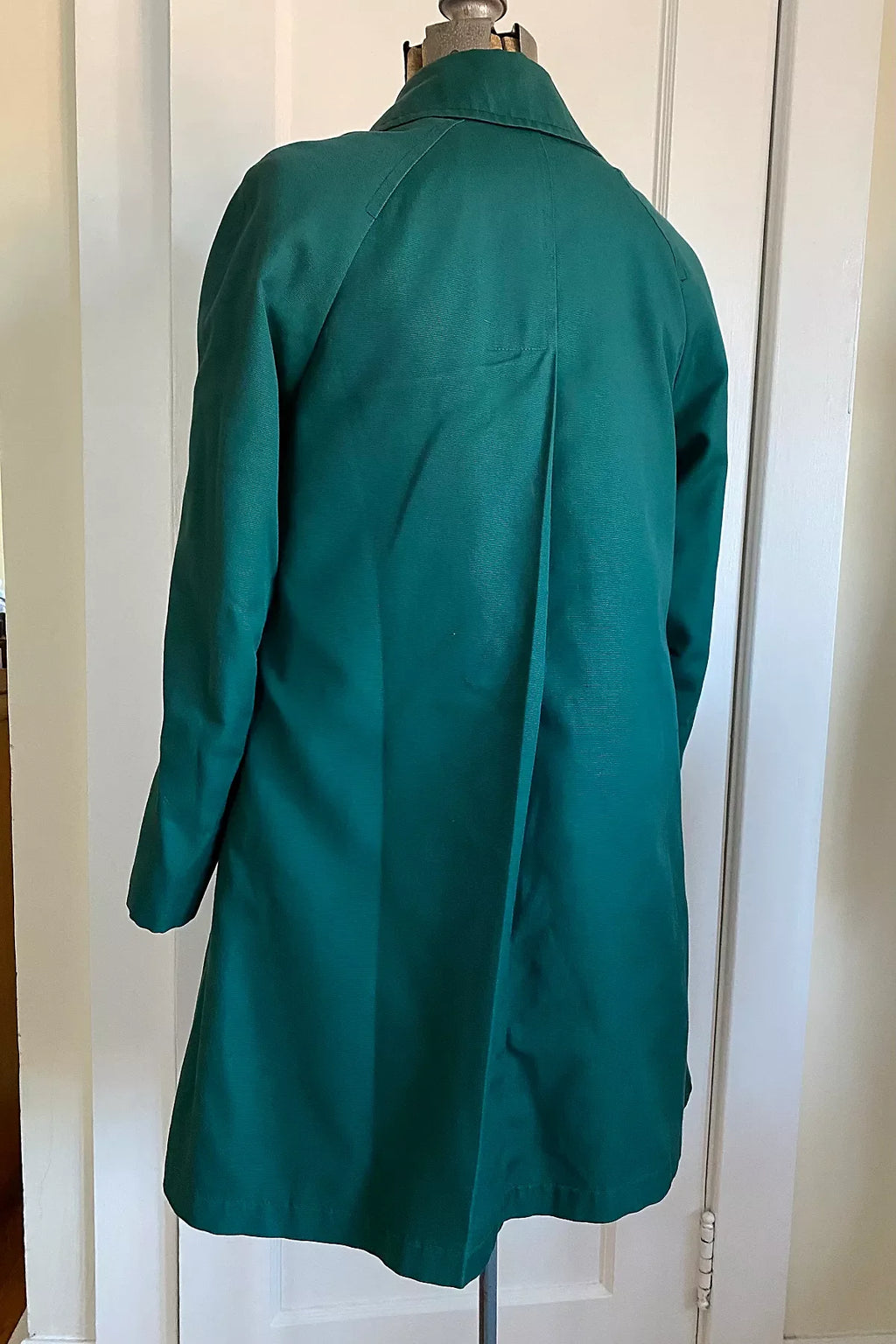 Vintage Green London Fog Swing Coat Selected By KA.TL.AK