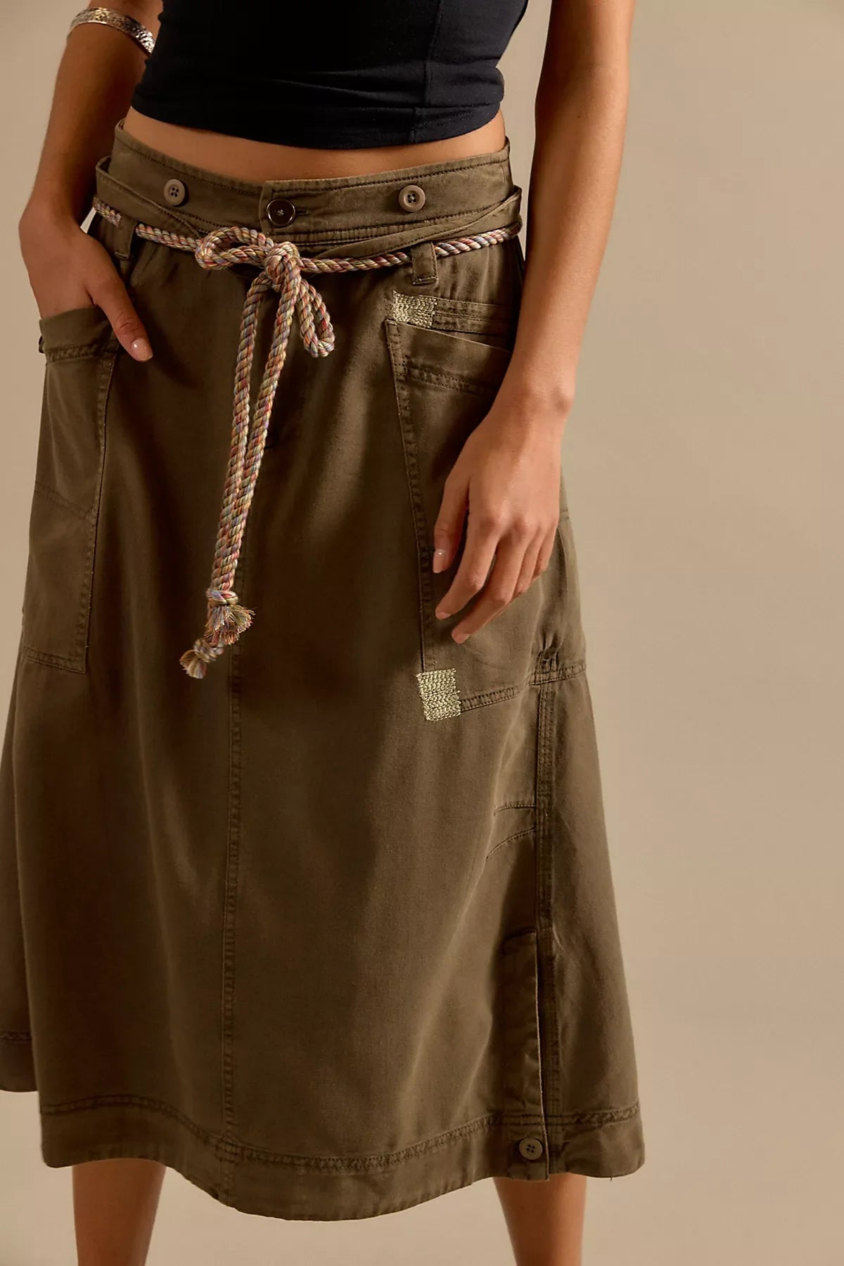 We The Free Sibyla Midi Skirt