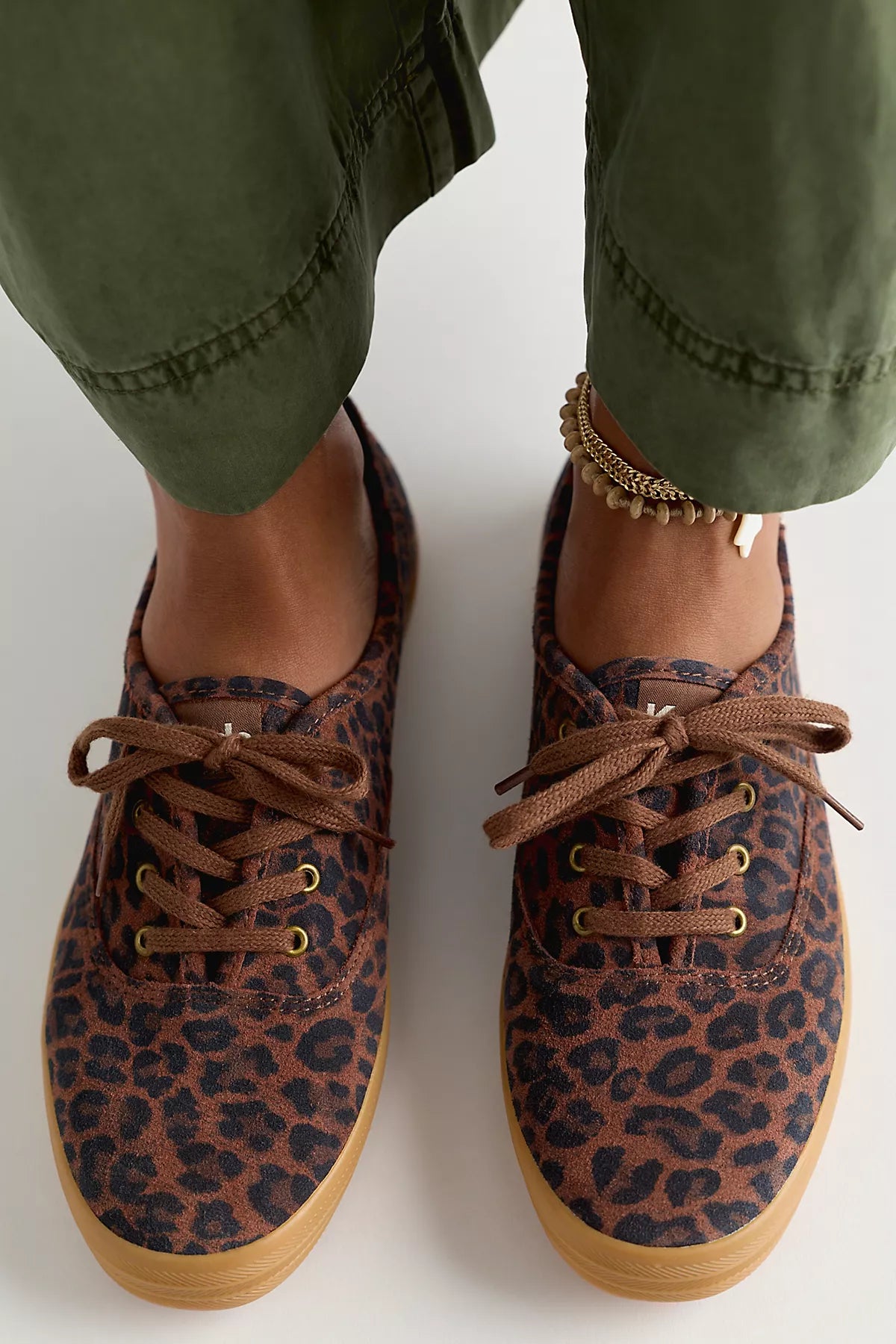 Keds for Free People Champion Luxe Suede Lace-Up Sneakers