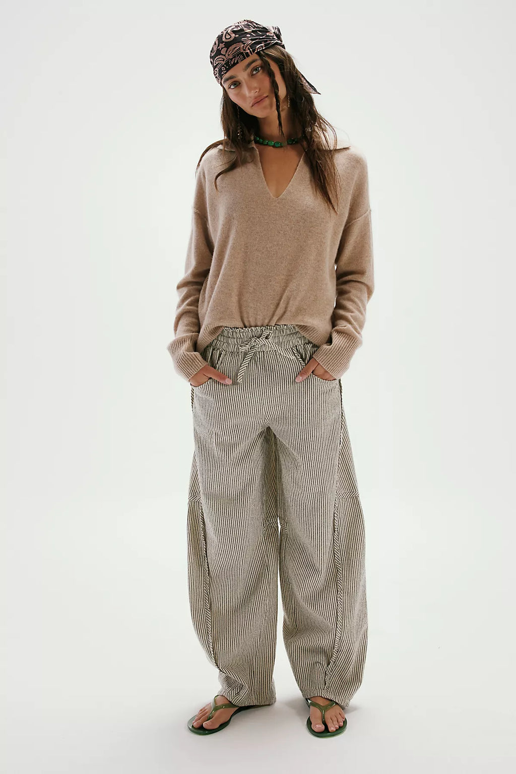 Something Good Pull-On Barrel Pants