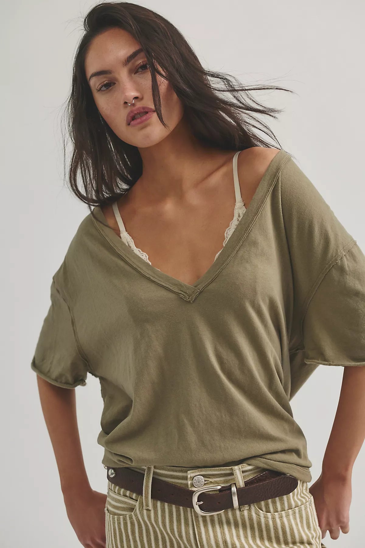 We The Free Nina V-Neck Tee