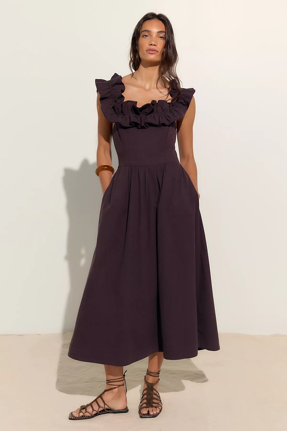 Ruffle It Up Midi Dress