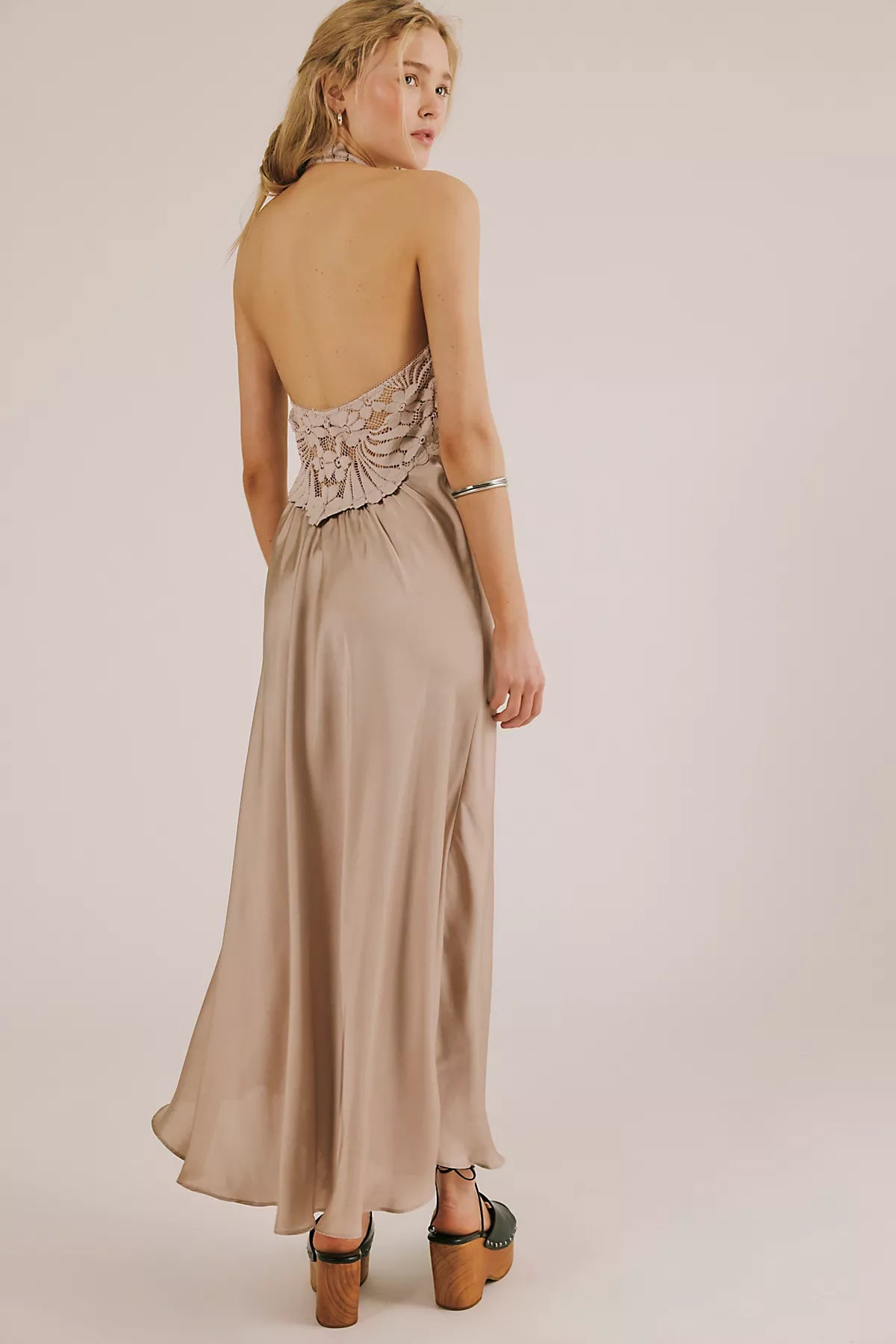 Petal Party Midi Slip Dress