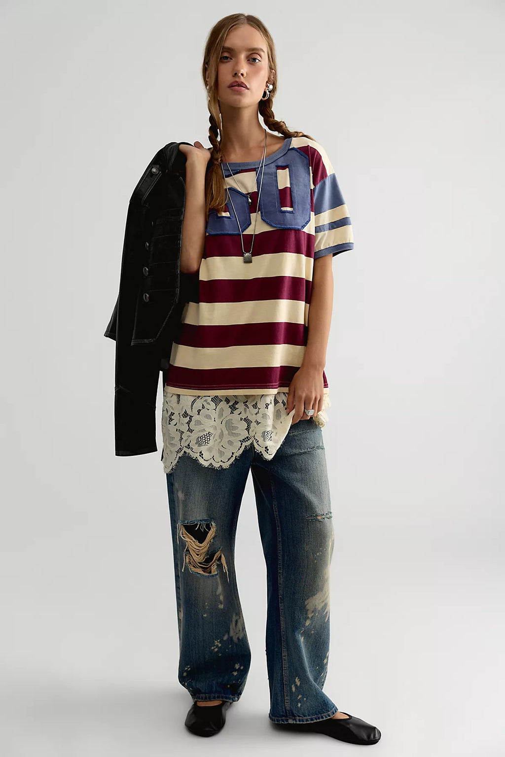 Tricia Fix Retro Baseball Tee