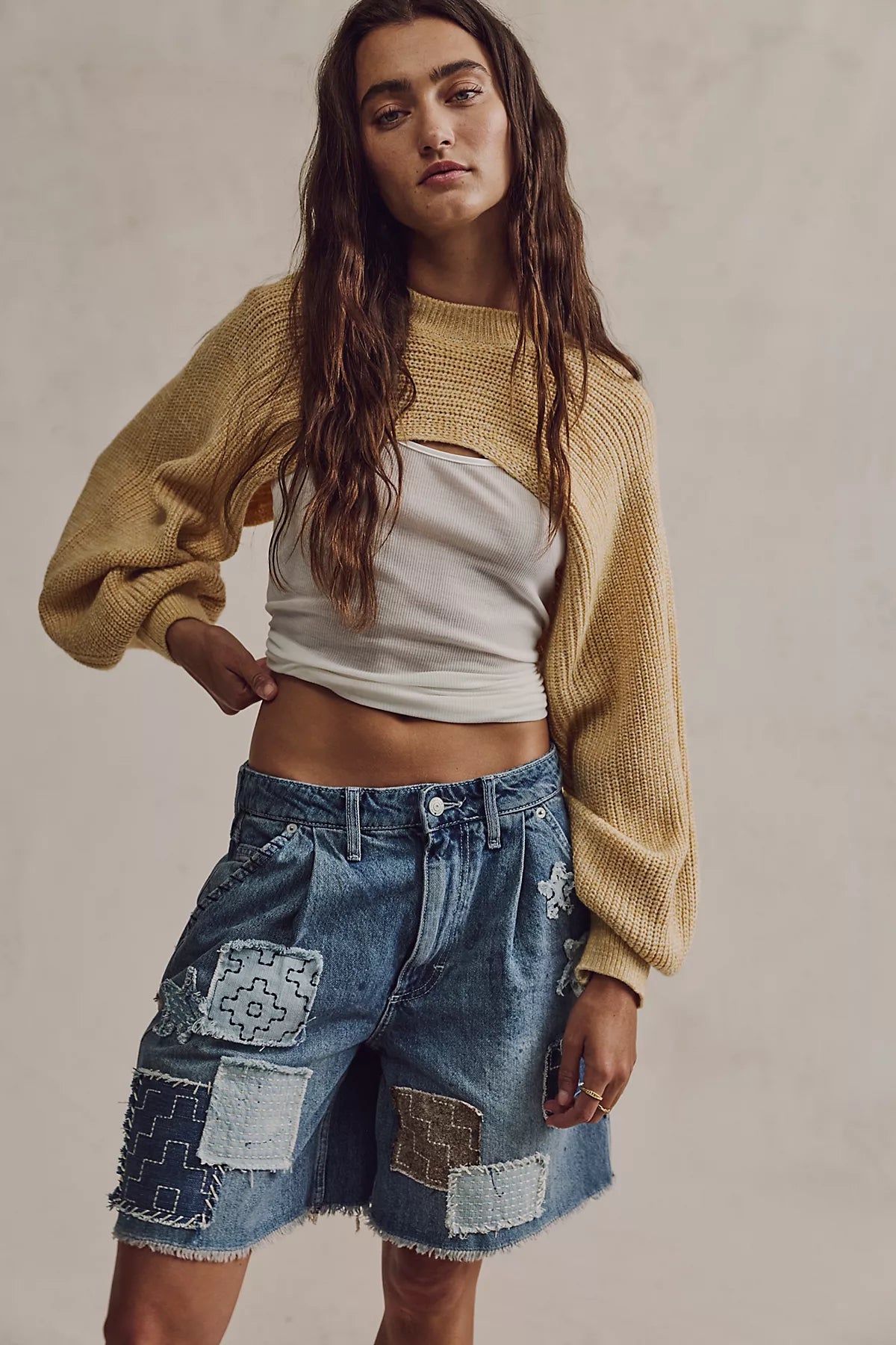 Reese Patched Workwear Shorts