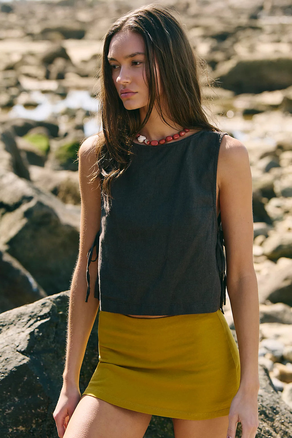 Nora Cotton-Linen Top