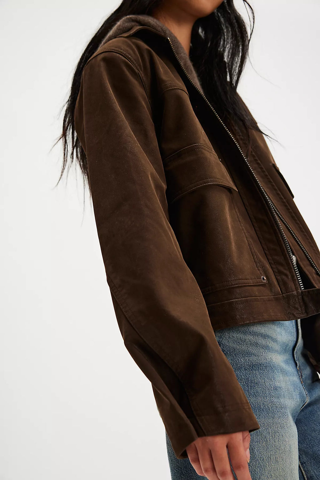 We The Free Blair Vegan Suede Jacket