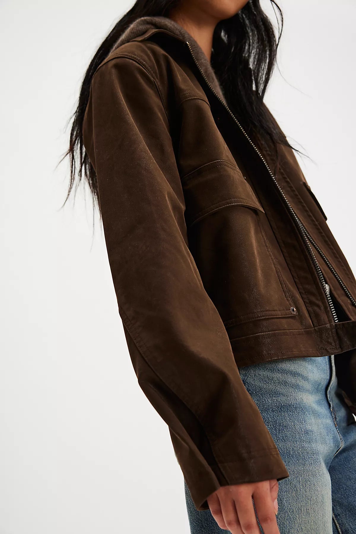 We The Free Blair Vegan Suede Jacket