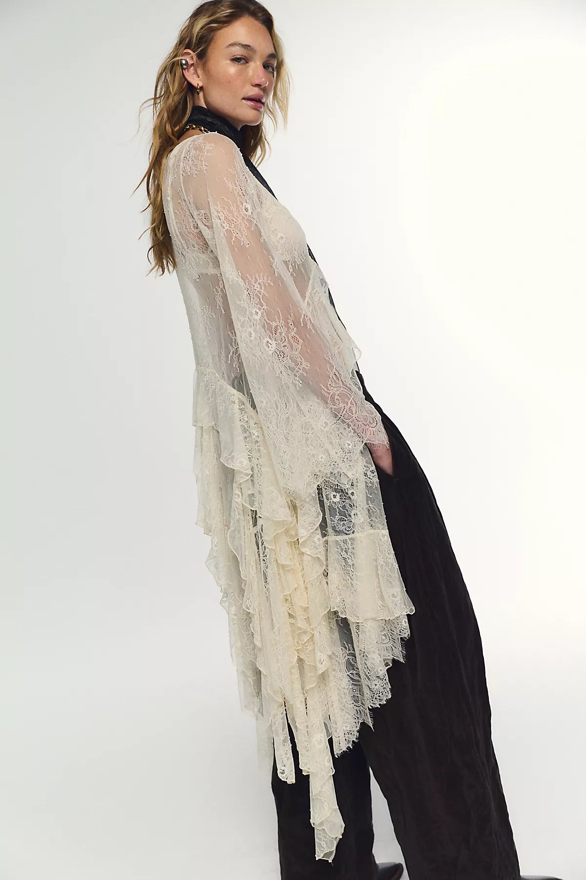 Nigel Preston Floating Angel Long Sleeve Blouse