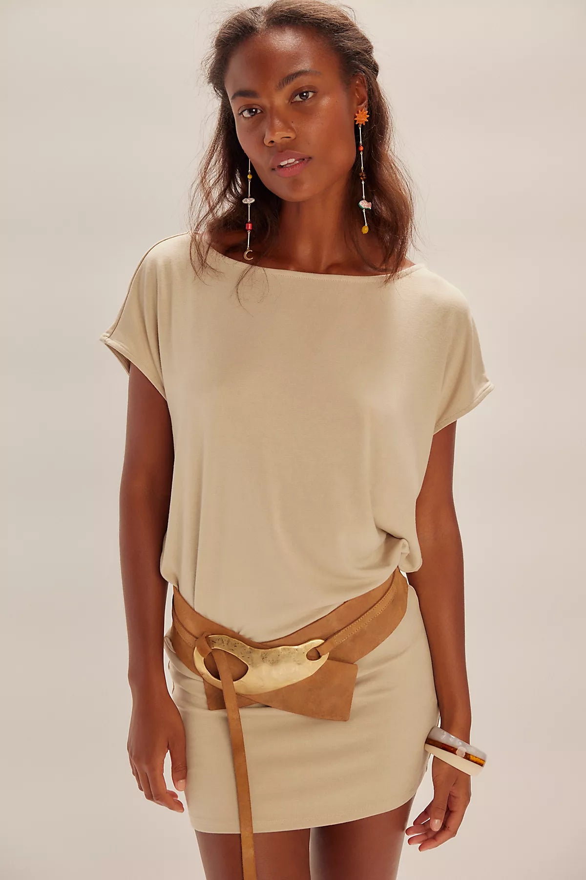 Good Feels Short-Sleeve Mini Dress