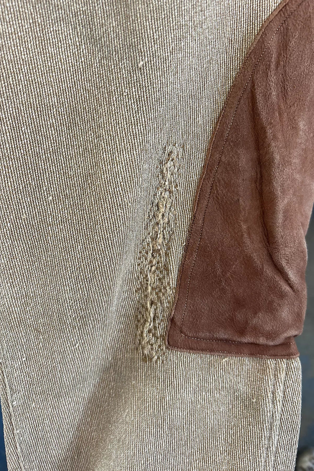 Vintage Antique Taupe Jodhpurs Selected by The Curatorial Dept.