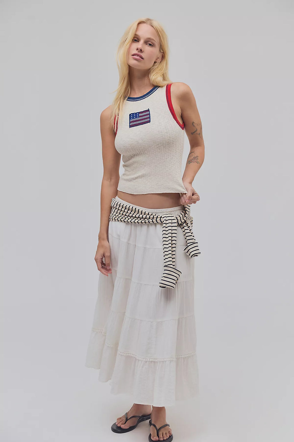 Farrah Flag Muscle Tank