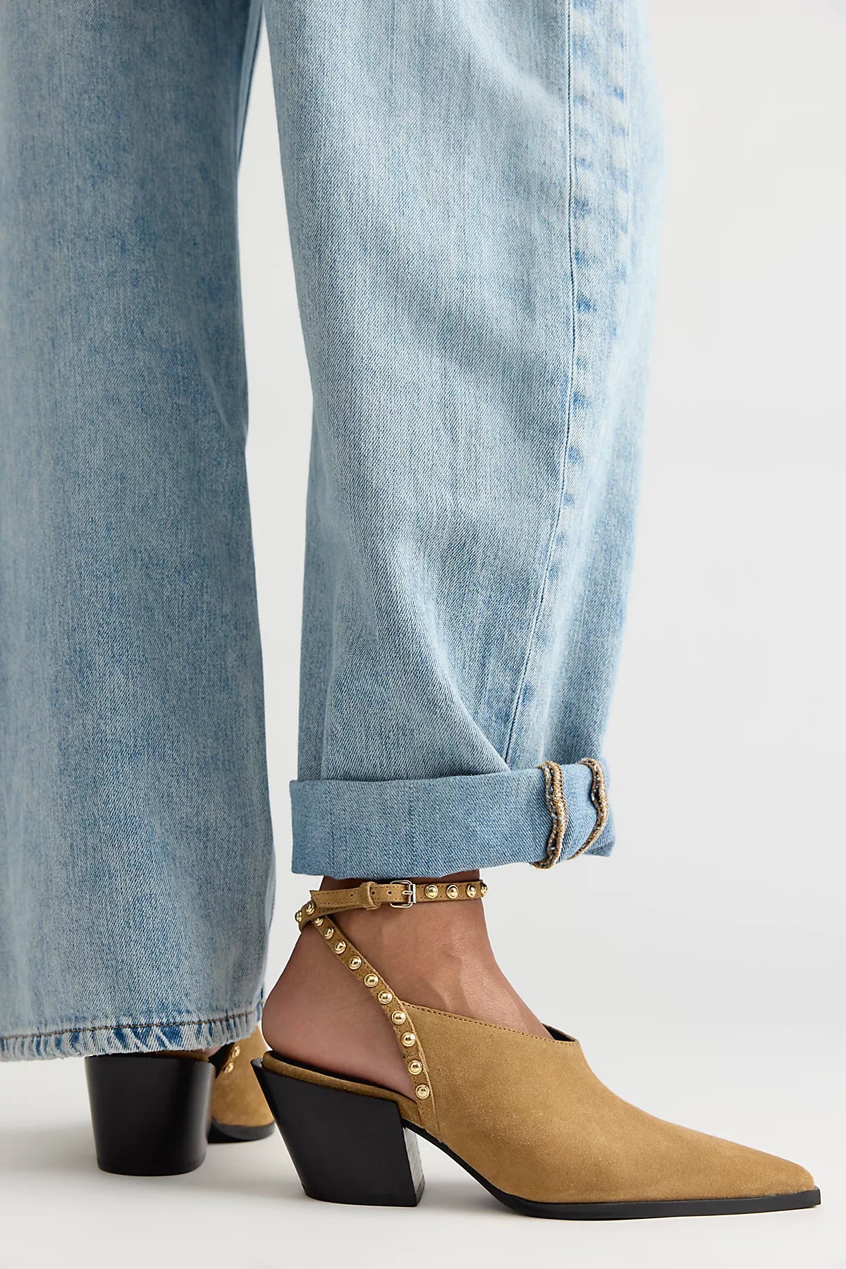 Tell Me About It Studded Wrap Heels