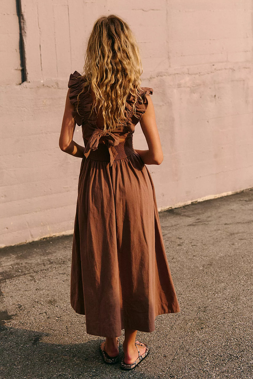 Ruffle It Up Midi Dress