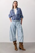 We The Free Free To Roam Cropped Wide-Leg Jeans
