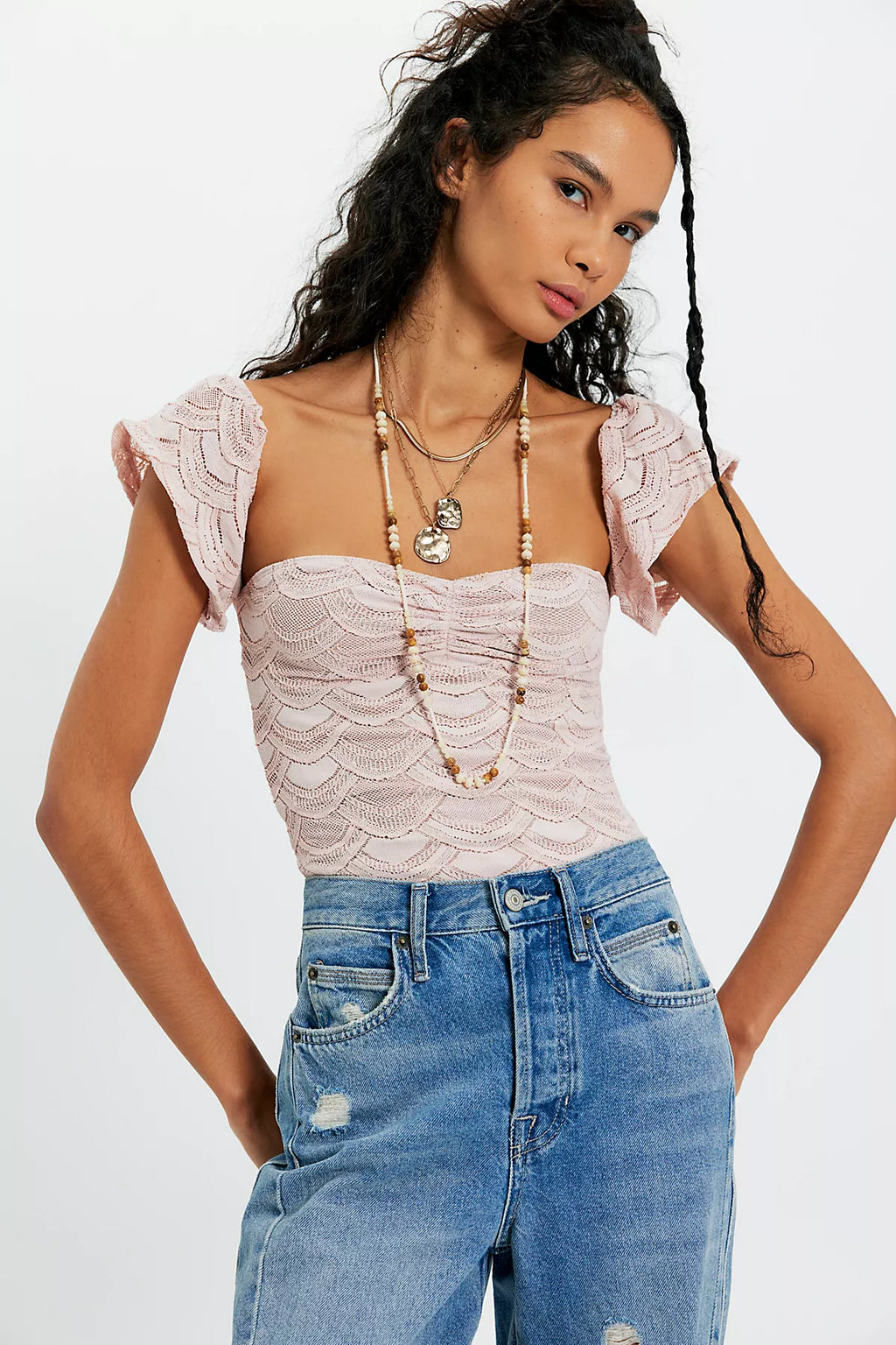 Nightcap Flutter Lace Bodysuit