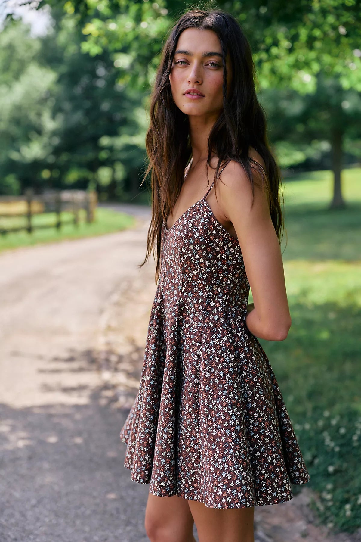 Tan Lines Printed Mini Dress
