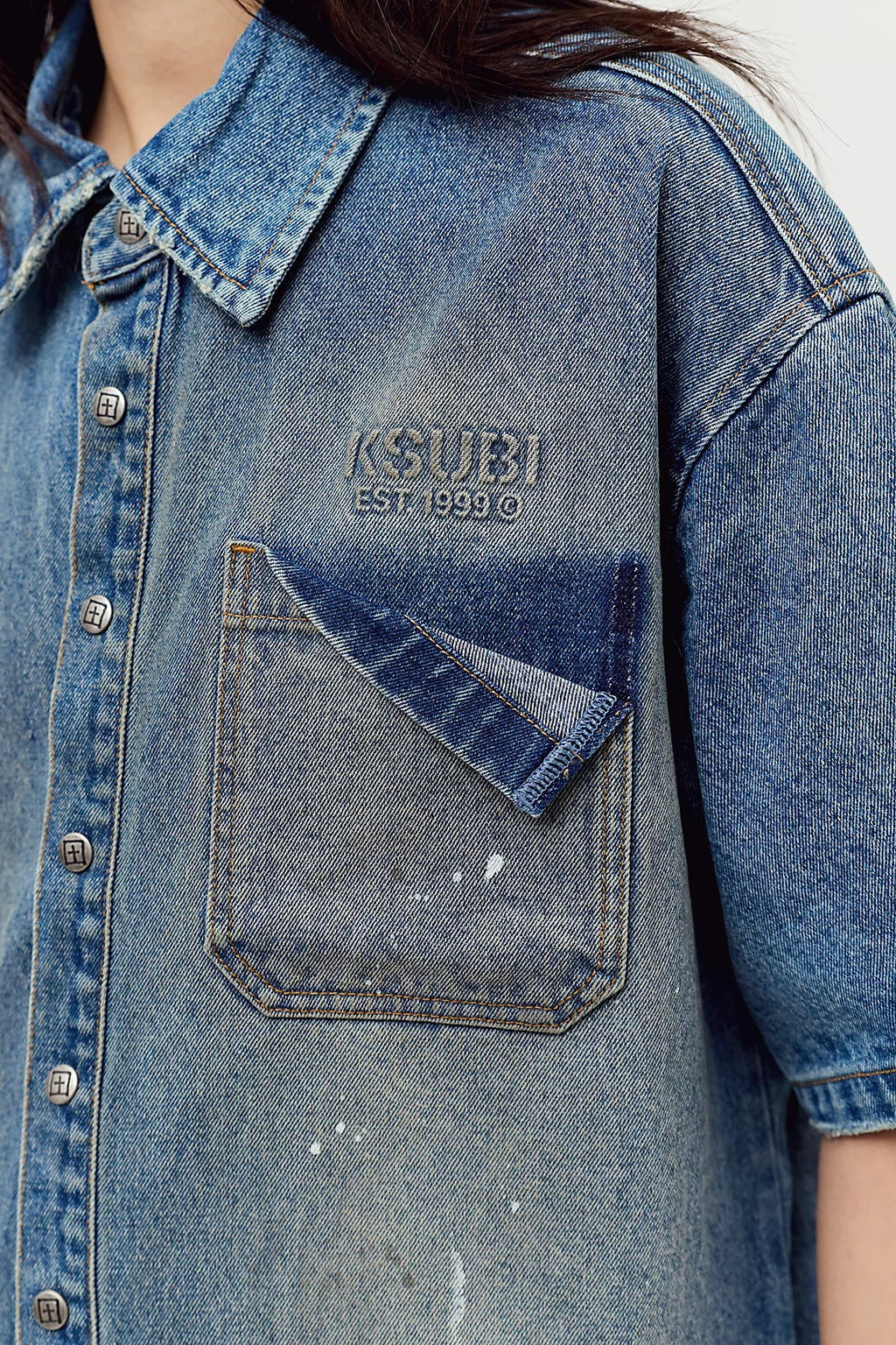 Ksubi Oversized Denim Shirt