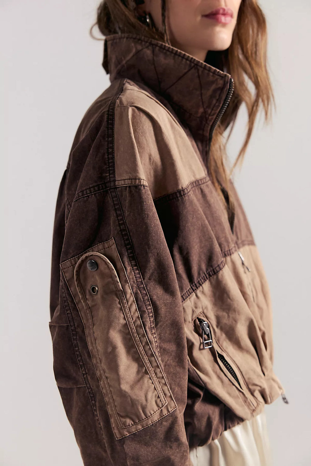 We The Free Canopy Funnel-Neck Bomber Jacket
