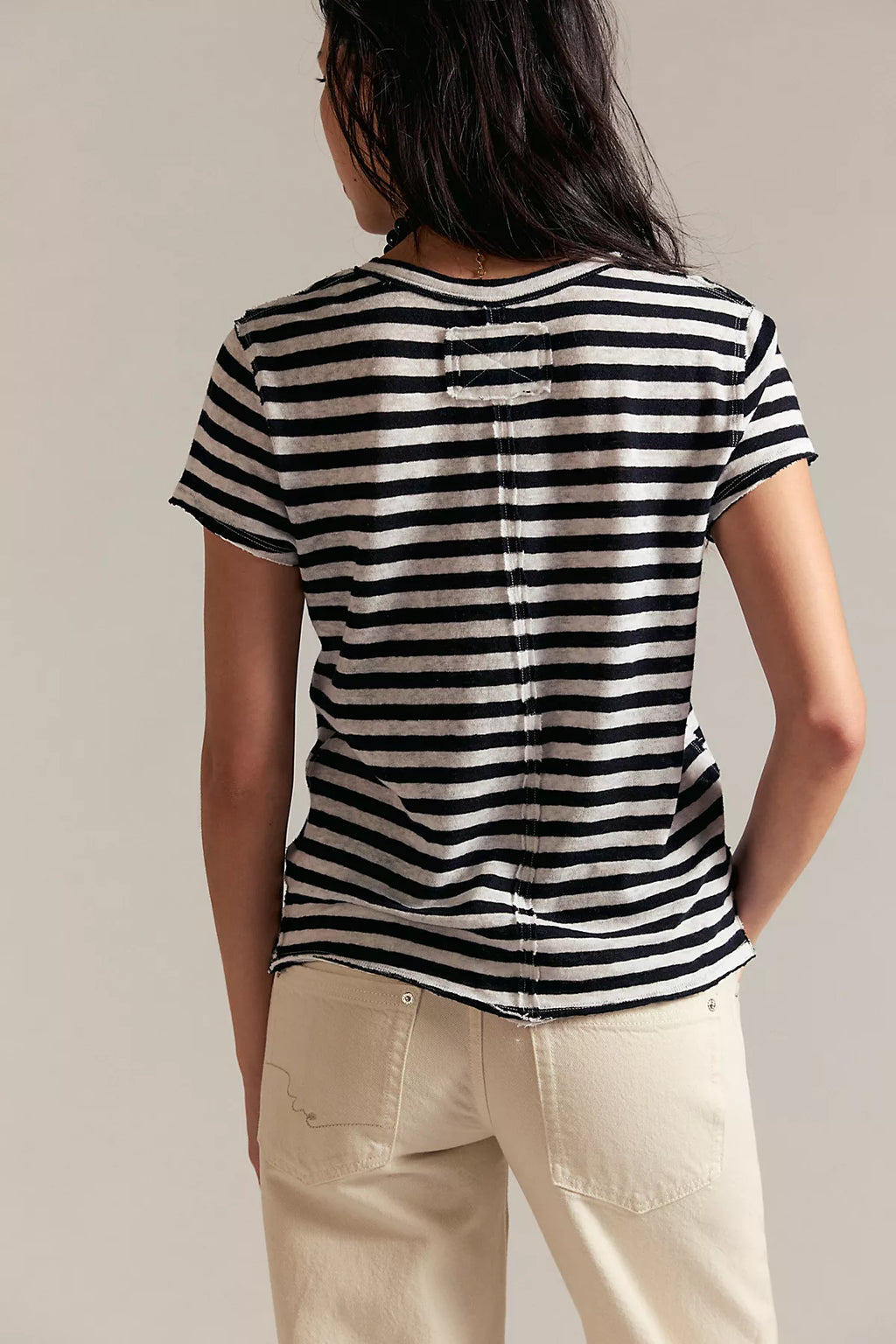 We The Free Nora Striped Linen Tee