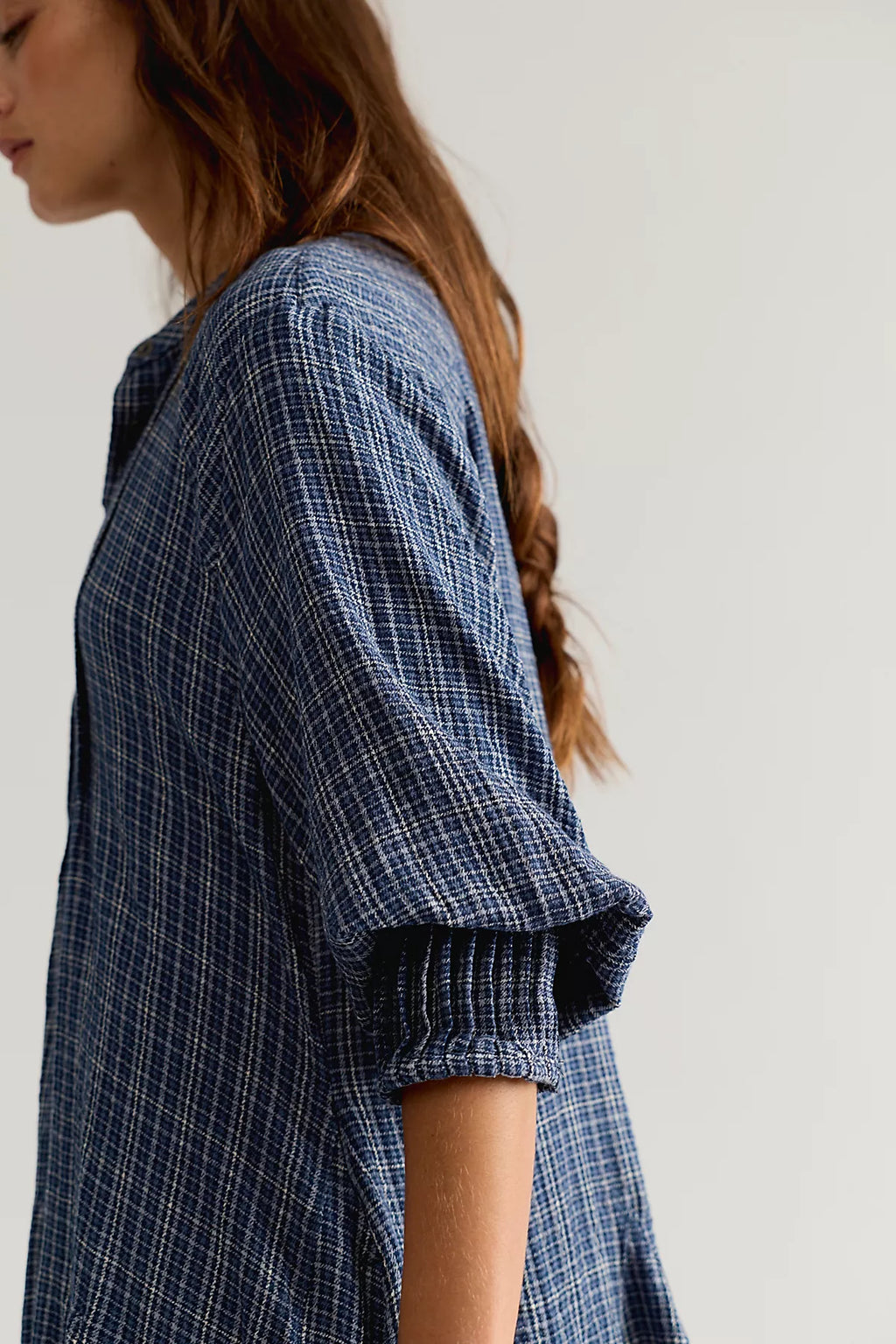 Backroads Plaid Mini Dress