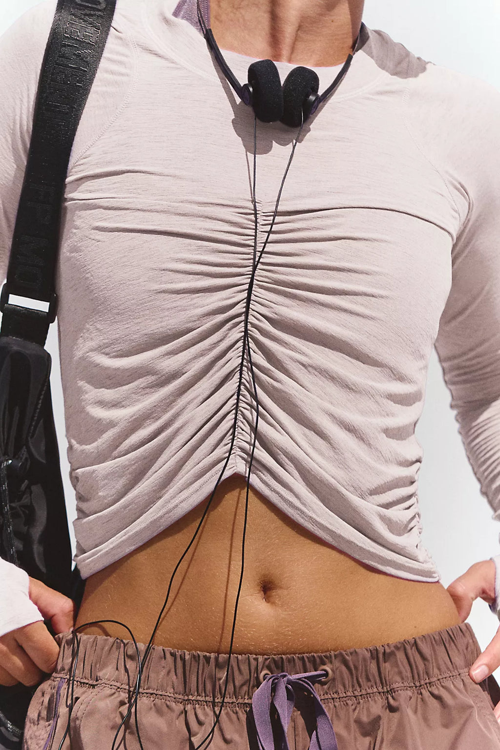Tempo Ruched UV Protection Long Sleeve