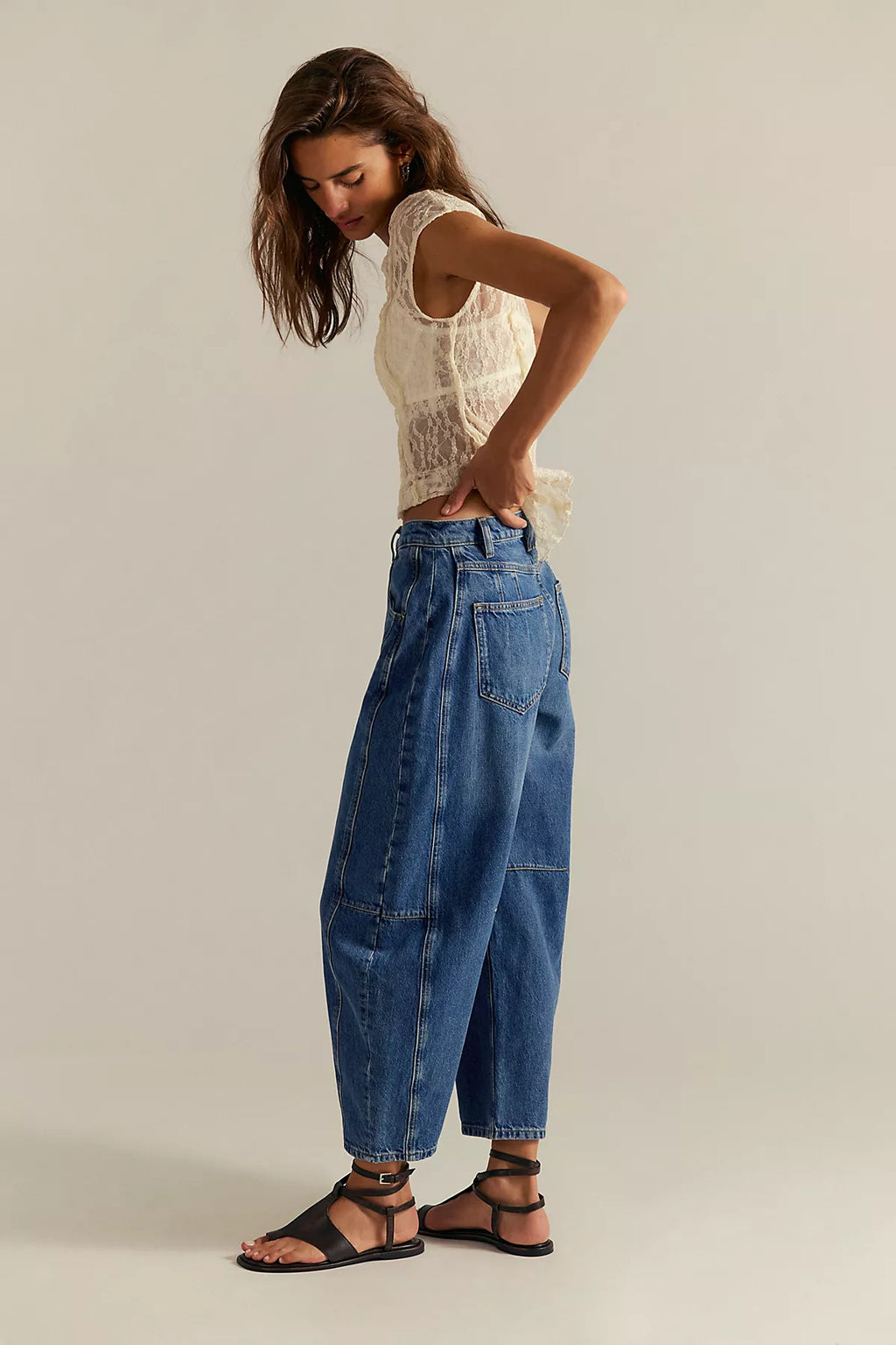 We The Free CRVY Venus Barrel Jeans