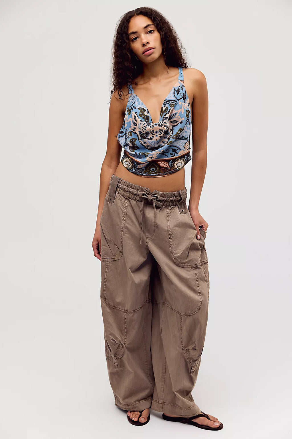 Laila Cowl-Neck Top