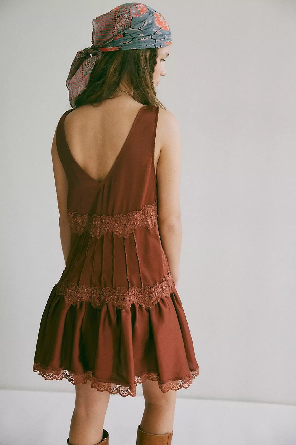 In This Groove Mini Slip Dress