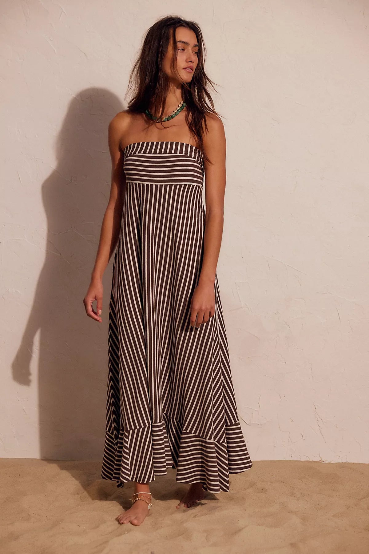Sadie Striped Midi Dress
