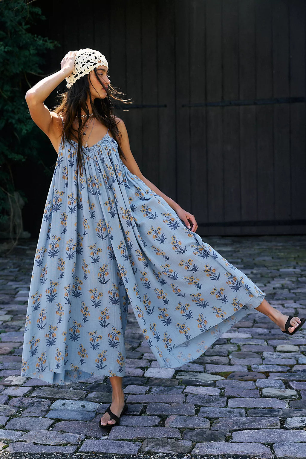 Raffia Blooms Printed Jumpsuit