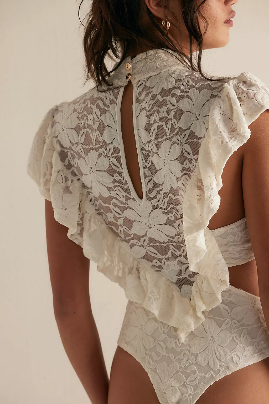 Nightcap Fleur Lace Apron Bodysuit