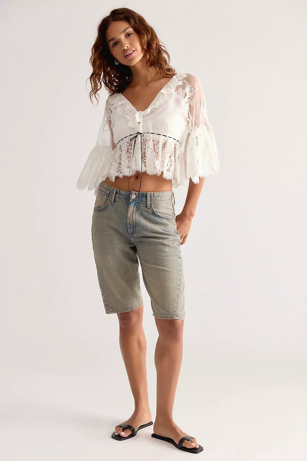 Jen's Pirate Booty Star Anise Lace Blouse