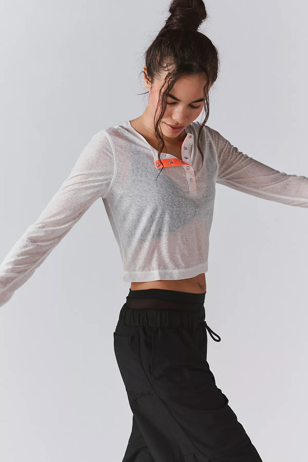 Sheer Pop Henley