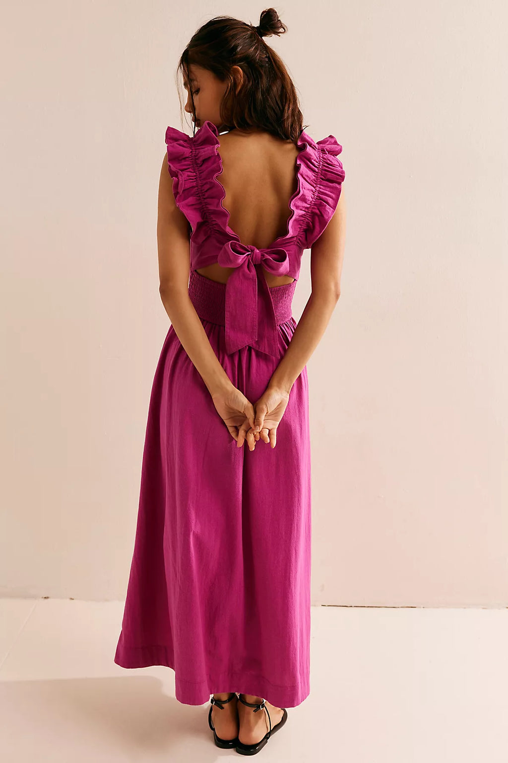 Ruffle It Up Midi Dress