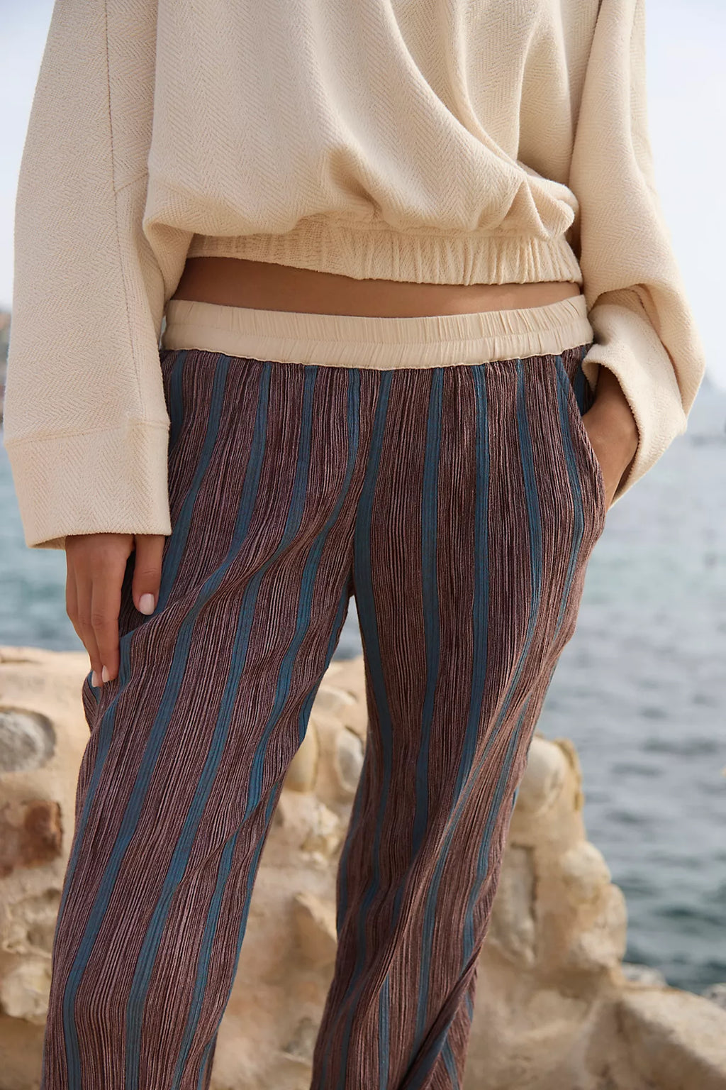 Bel Striped Flare Pants