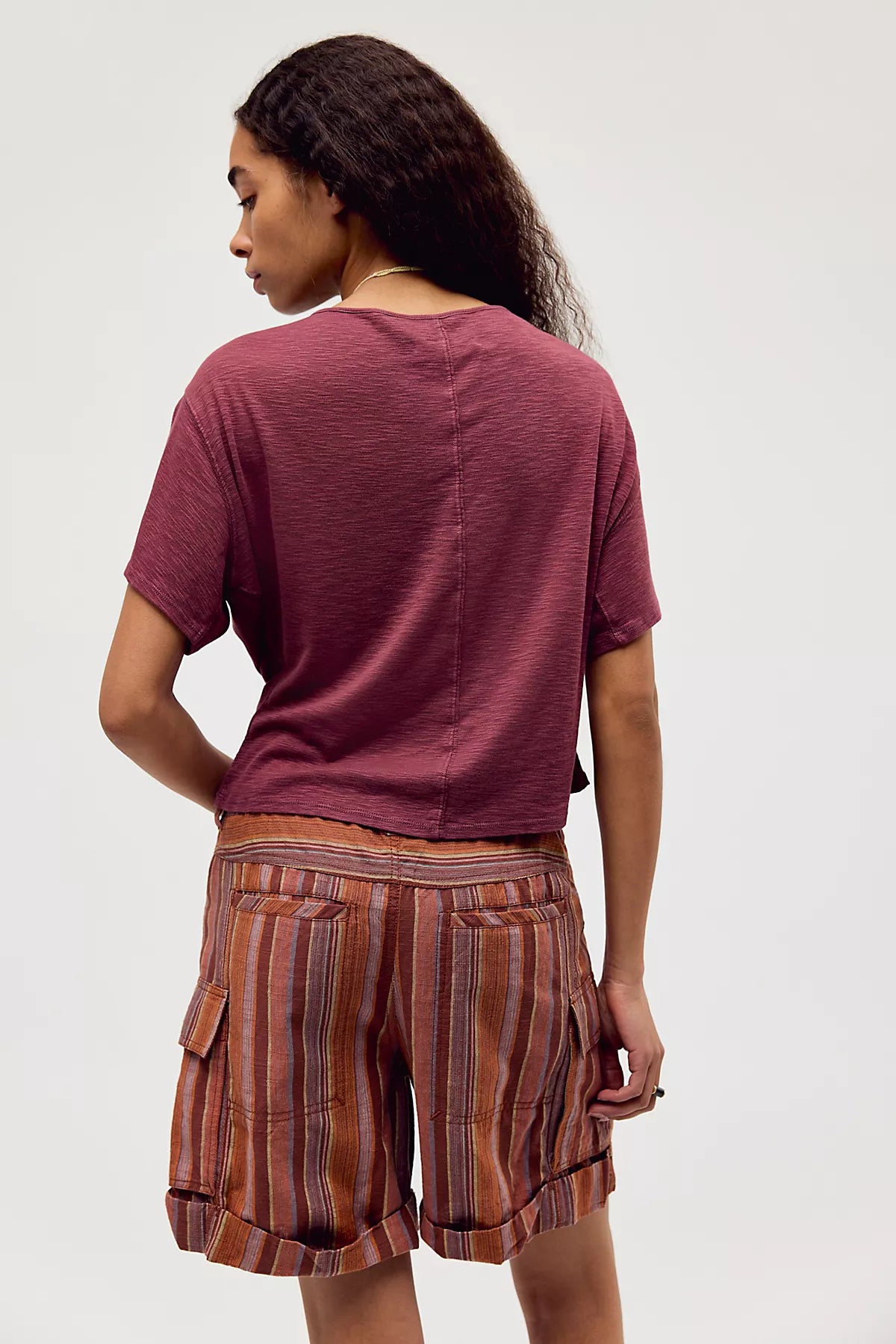We The Free Tinsley Waterfall Cowl-Neck Top