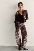 Radiance Velvet Pull-On Pants